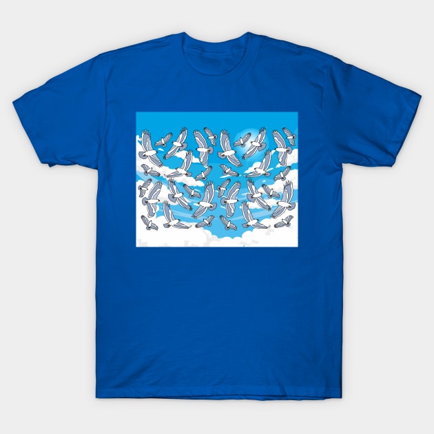 Colorful Birds In Nature T-Shirt by flofin